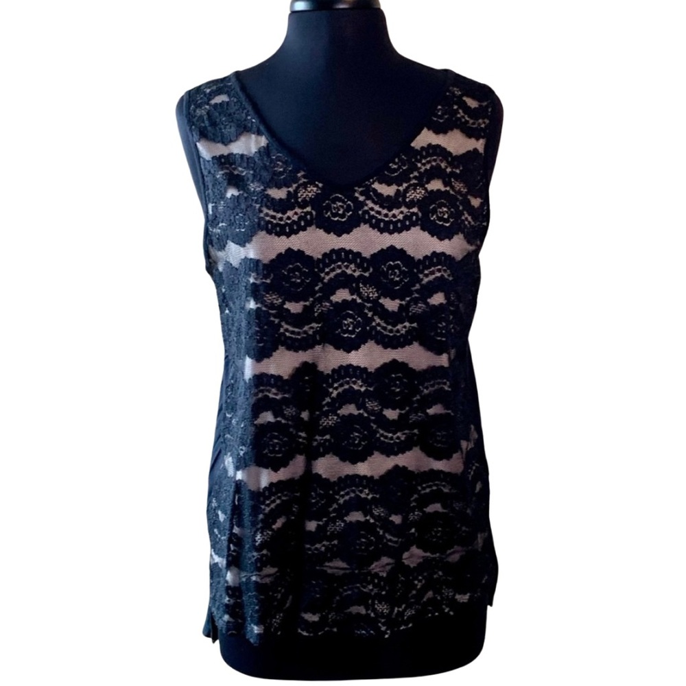 The Limited Black Lace Blouse